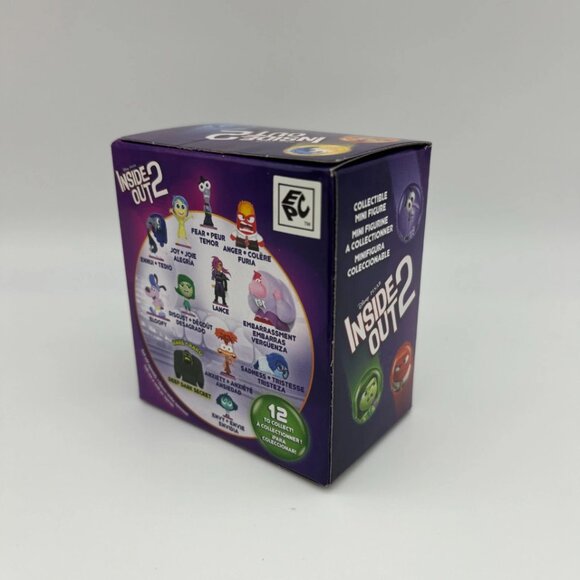 Disney Pixar Inside Out 2 Collectible Blind Box Mini Figure, Joy Sadness Anxiety - Picture 2 of 2